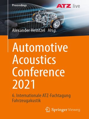 cover image of Automotive Acoustics Conference 2021